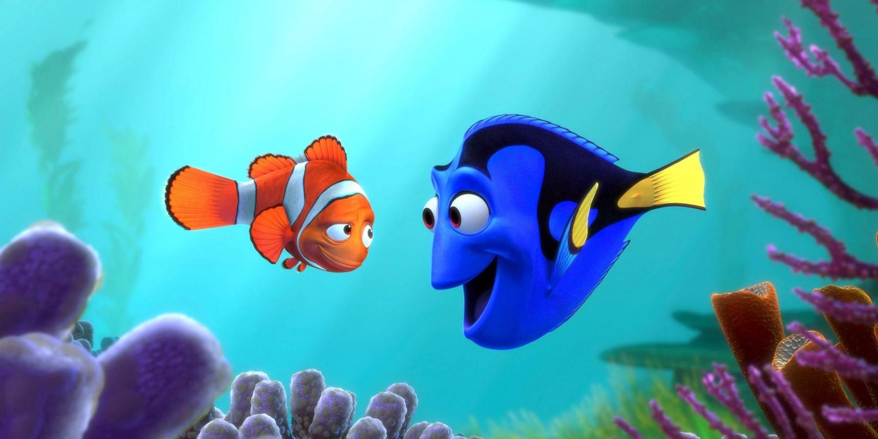 Fondo de pantalla de la película Buscando a Nemo en Cliver gratis